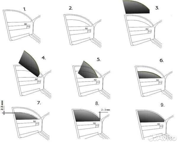 Съемная жесткая тонировка