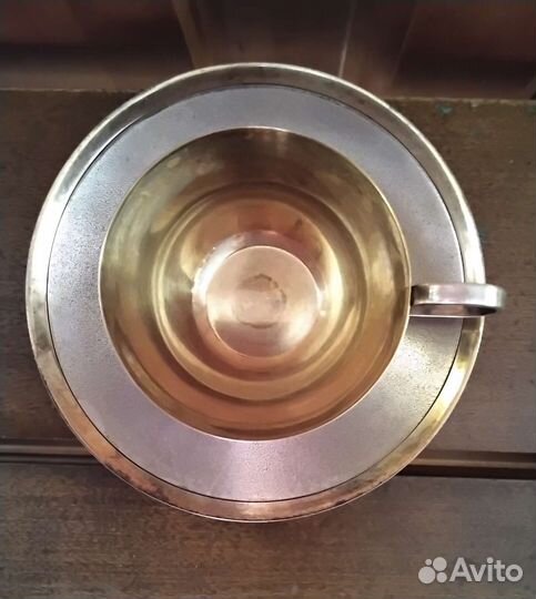 Кофейная пара из мельхиора