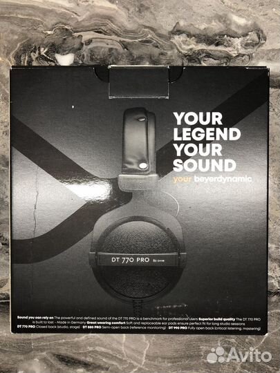 Beyerdynamic dt 770 pro 80 ohm
