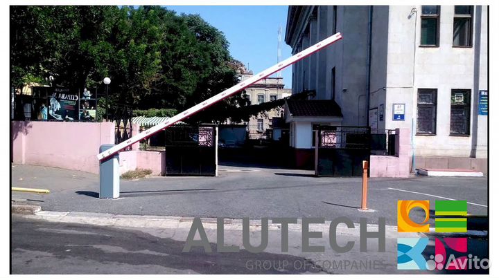 Шлагбаум под ключ