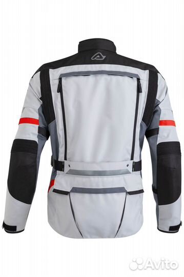 Motorradjacke Acerbis X-Tour Grau grau