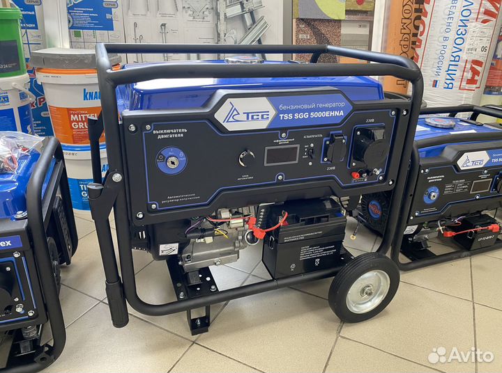 Генератор 5кВт SGG 5000ehna с электропуском