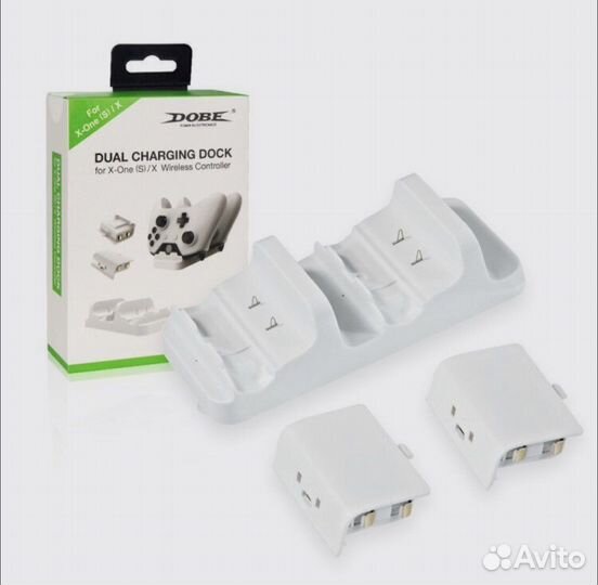 Зарядная станция и 2 аккумулятора Xbox one
