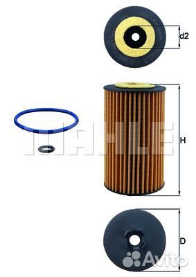 Масляный фильтр knechtmahle OX 1058D