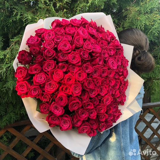 Красные Розы от 15шт