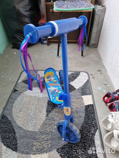 Самокат детский трехколесный бу