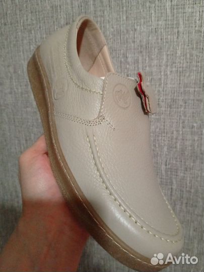 Люферы мужские из натуральной кожи