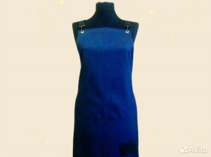 Фартук джинсовый