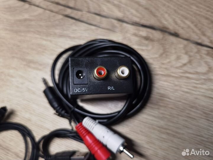 Конвертер Optica RCA оптика 3.5 jack spdif