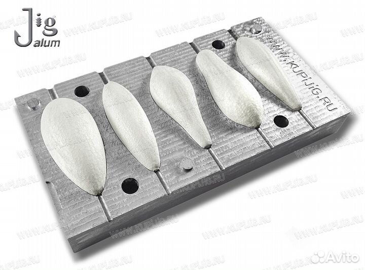 Форма для изготовления набора поплавков 45 мм