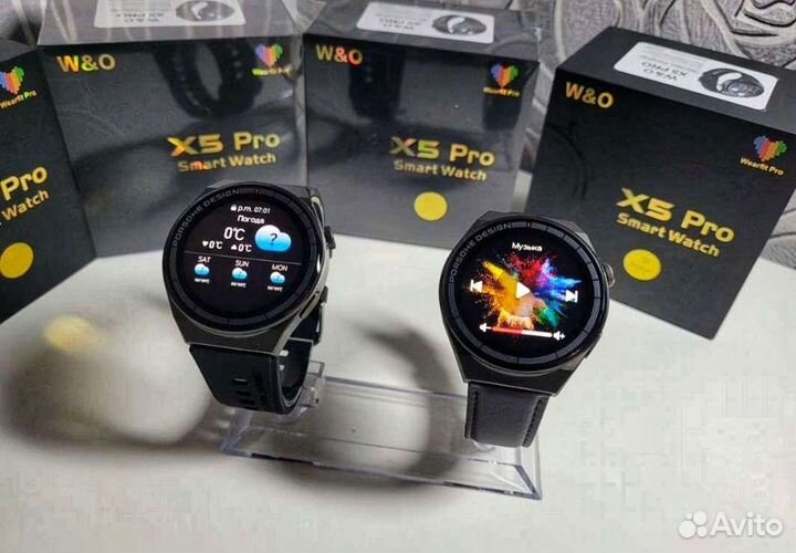 Смарт часы круглые smart watch