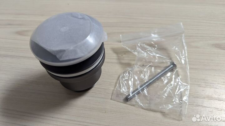 Донный клапан для раковины, графит F62-9