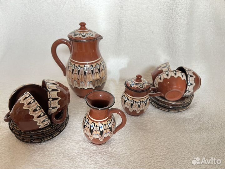 Кофейный сервиз СССР новый Болгария керамика