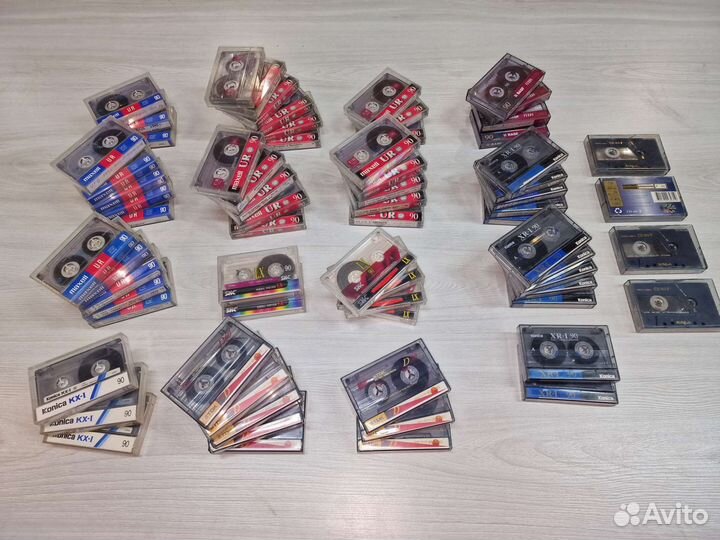 Аудиокассеты sony ef super 90 и другие
