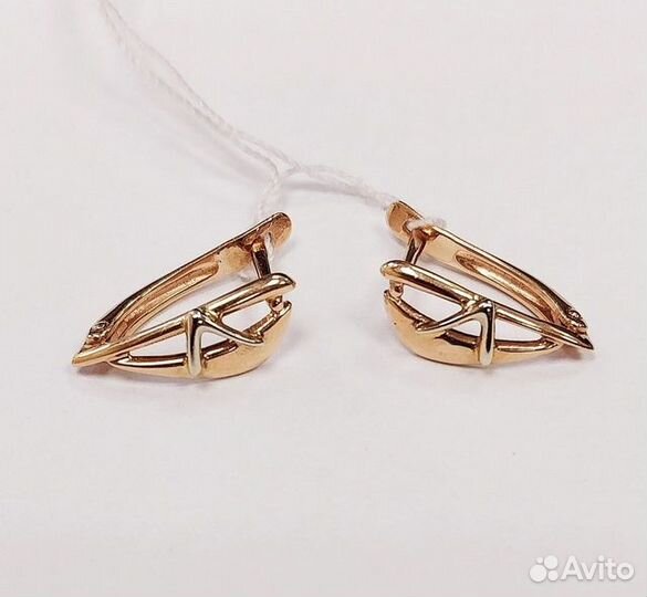 Серьги Золото