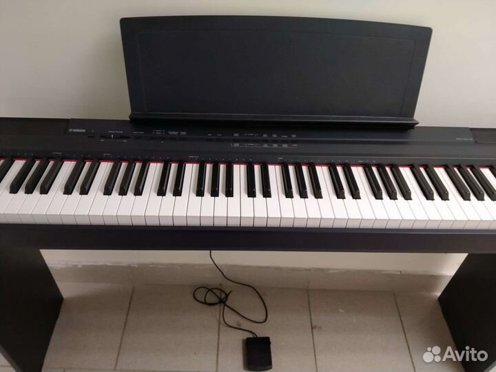 Цифровое пианино Yamaha p-105 чёрное