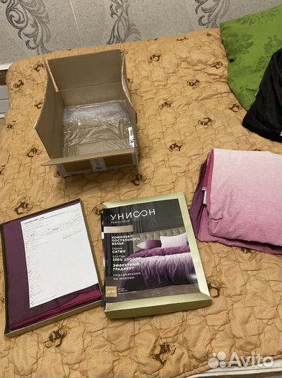 Постельное белье семейное сатин хлопок 100