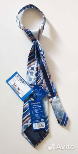 Новый галстук на молнии для мальчика