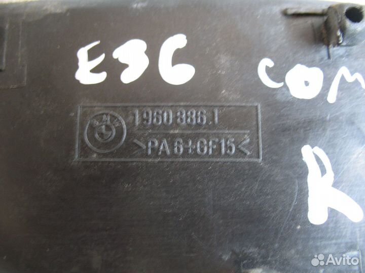 Накладка зеркала внутренняя BMW E36 Compact