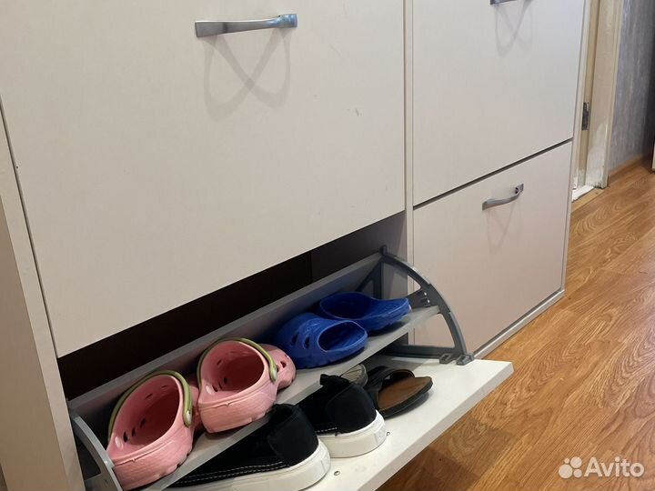 Тумба для обуви обувница белая