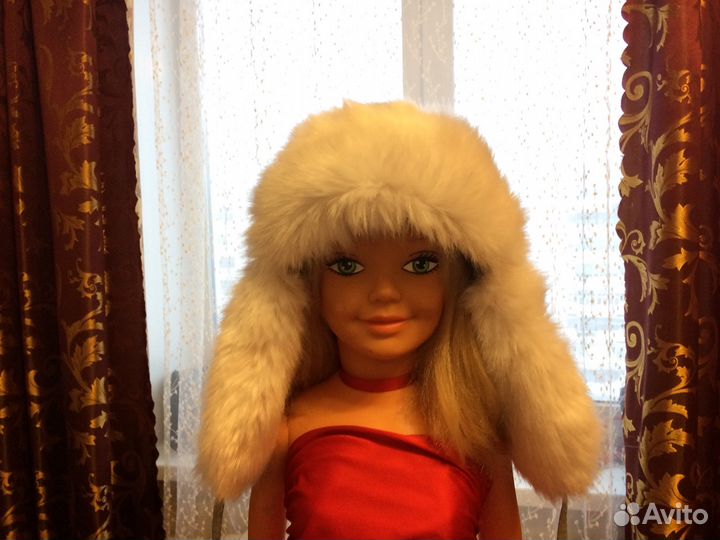 Шапка-ушанка для девочки