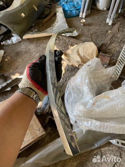 Накладка бампера задняя левая Volkswagen Touareg