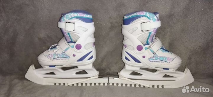 Коньки детские раздвижные 26-31