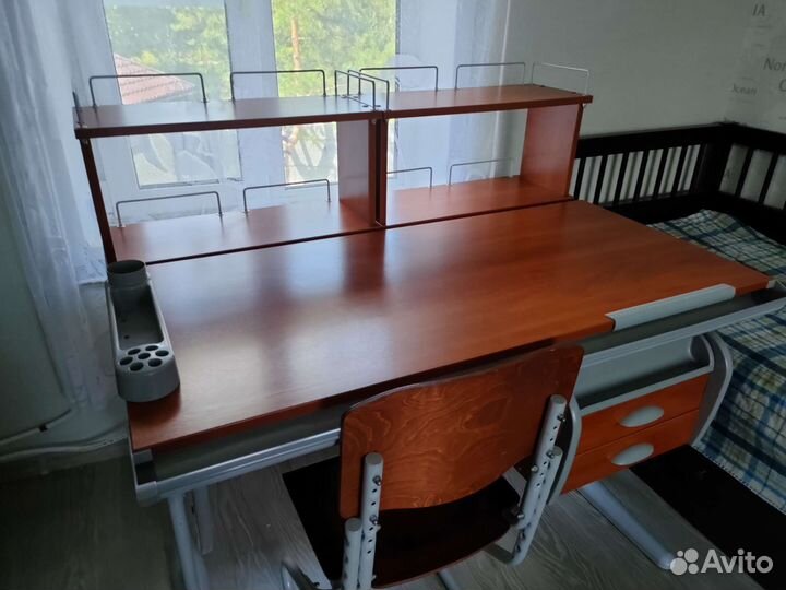 Растущая парта и стул дэми