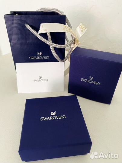 Серьги пусеты Swarovski