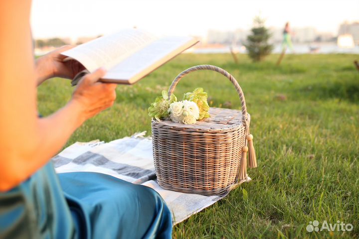 Корзина плетеная для пикника