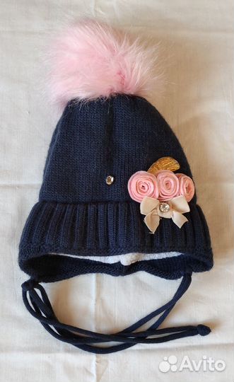 Шапка для девочки зима