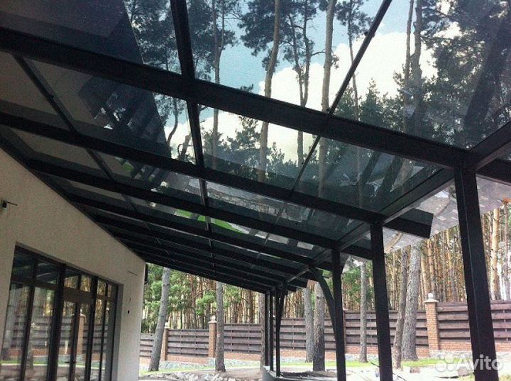 Навес хайтек