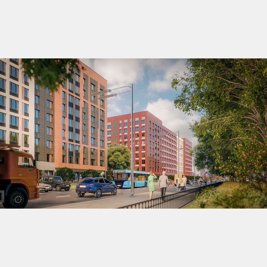2-к. квартира, 58,3 м², 1/9 эт.