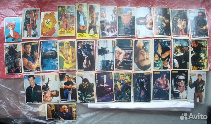 Наклейки от жвачек 90 годов