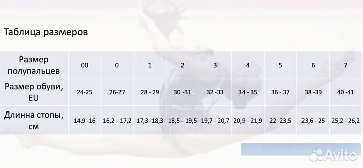 Полупальцы Nellyko Olimpia