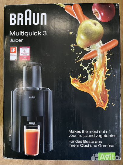 Соковыжималка Braun Multiquick 3 J300