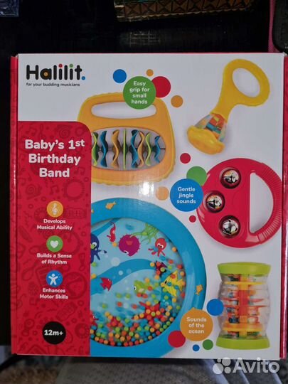 Набор детских инстрментов-погремушек