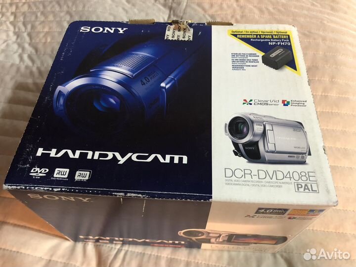 Видеокамера sony handycam DCR-DVD408E