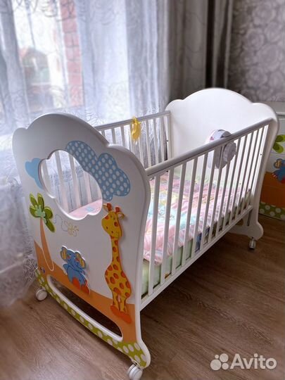 Кроватка и комод Pali