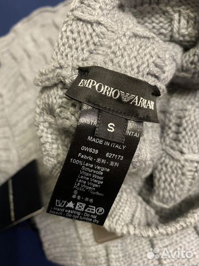 Шапка и шарф emporio armani