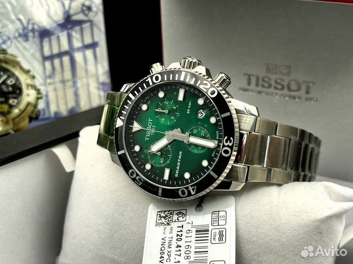 Очень красивые мужские часы Tissot Seastar 1853