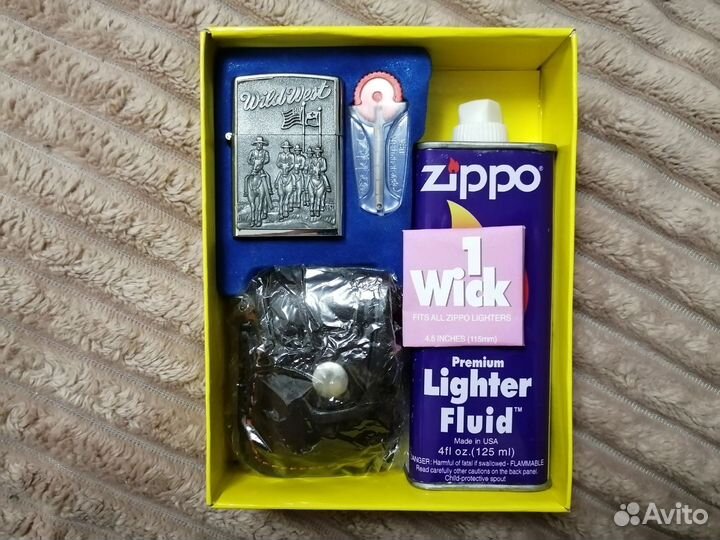 Зажигалка Zippo Wild West (комплект)