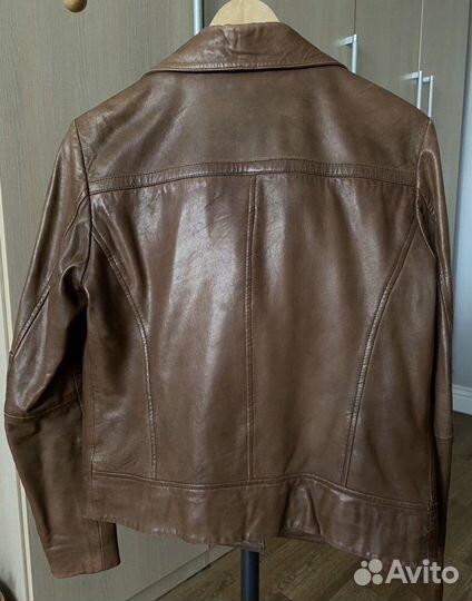 Massimo dutti куртка натуральная кожа