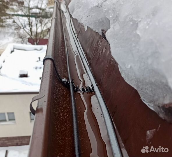 Греющий кабель монтаж