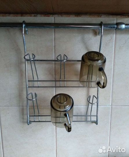 Сушилка для стаканов и кружек, навесная