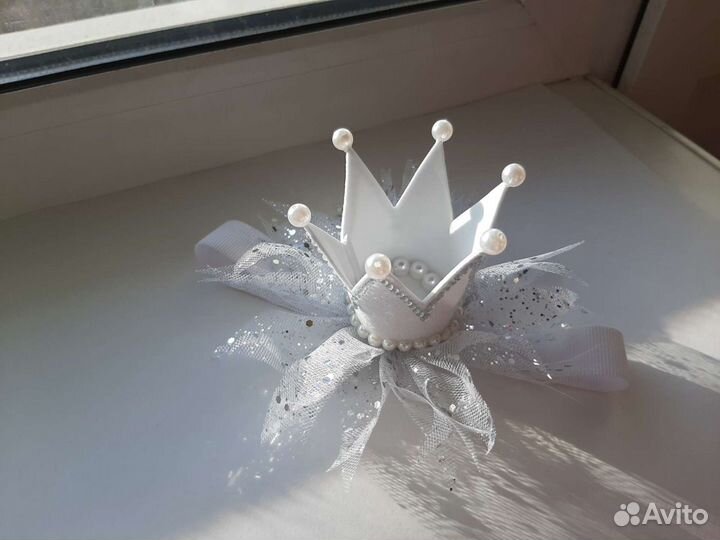 Повязка корона для маленькой принцессы