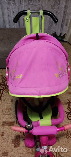 Детский велосипед с родительской ручкой