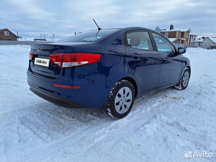 Kia Rio 1.6 МТ, 2016, 78 500 км