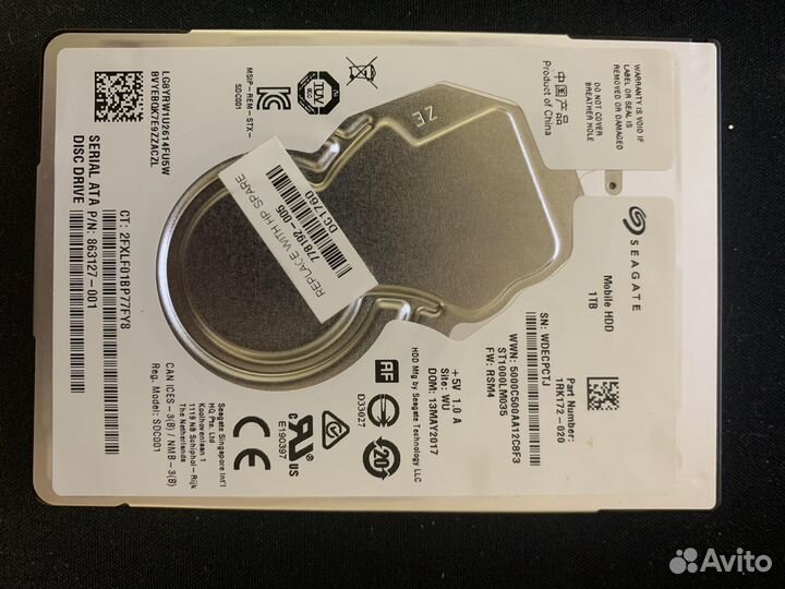 Жесткий диск 1tb western digital black, Seagate