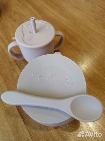 Детская посуда для кормления силиконовая